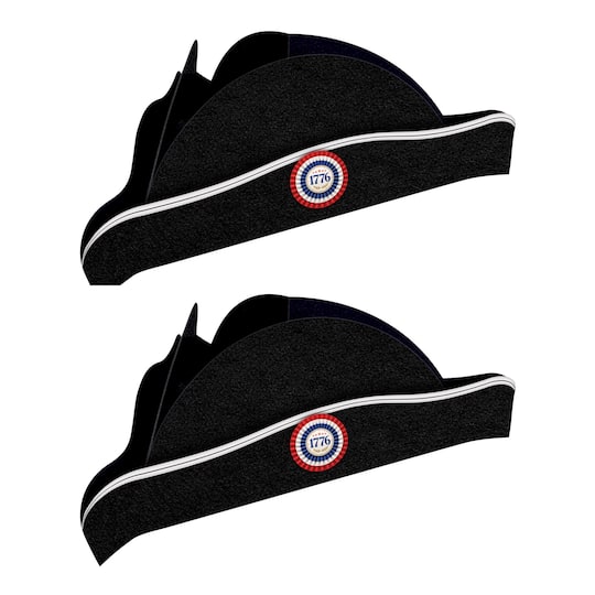 Beistle Adult Patriot Tricorn Hats, 4ct.